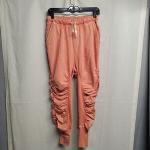 FP Movement by Free People Peach Ruched Joggers